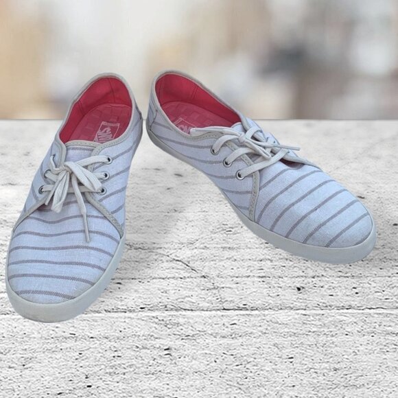 Vans Women's Tazie Oatmeal/Antique White Surf Sliders Size 10.5 - Picture 4 of 15